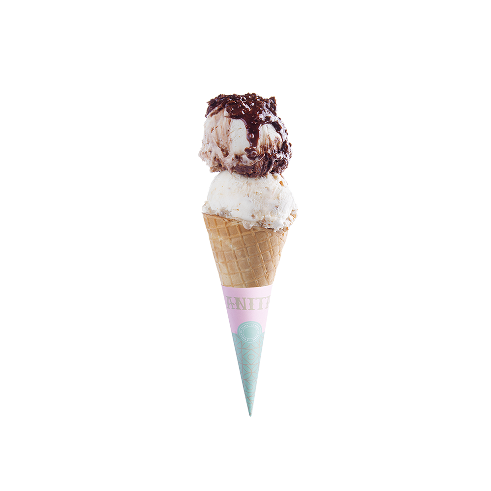 בינוני - 2 כדורים  - Medium - 2 scoops	